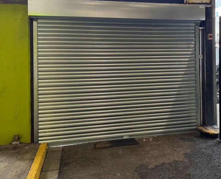 A roller shutter door installed in our Surrey and Sussex region