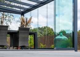 Pigato is a high end aluminium veranda with a glass roof